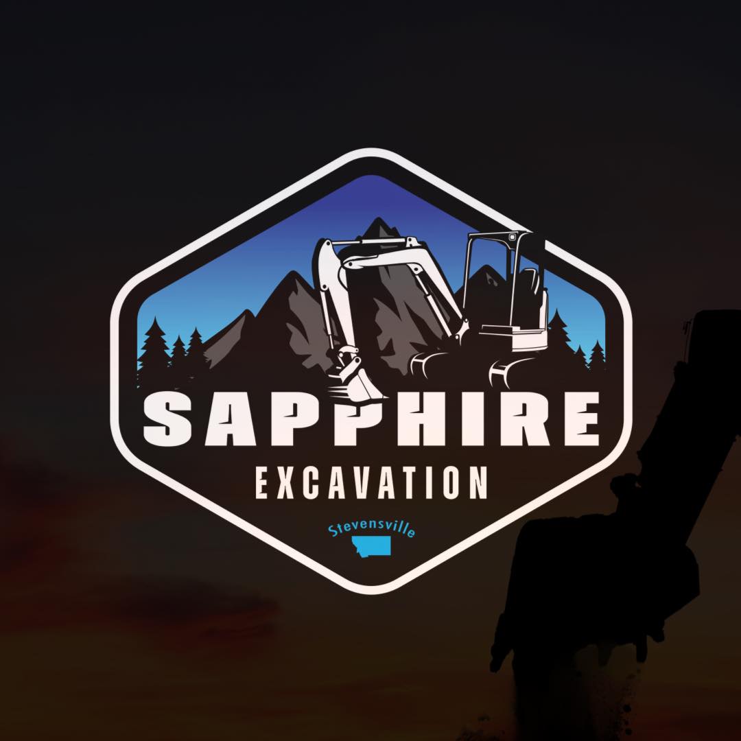 Sapphire Excavation Logo Design by Elevate Montana Marketing