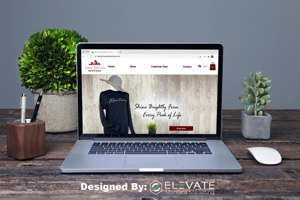 Garnet Mountain Boutique Website