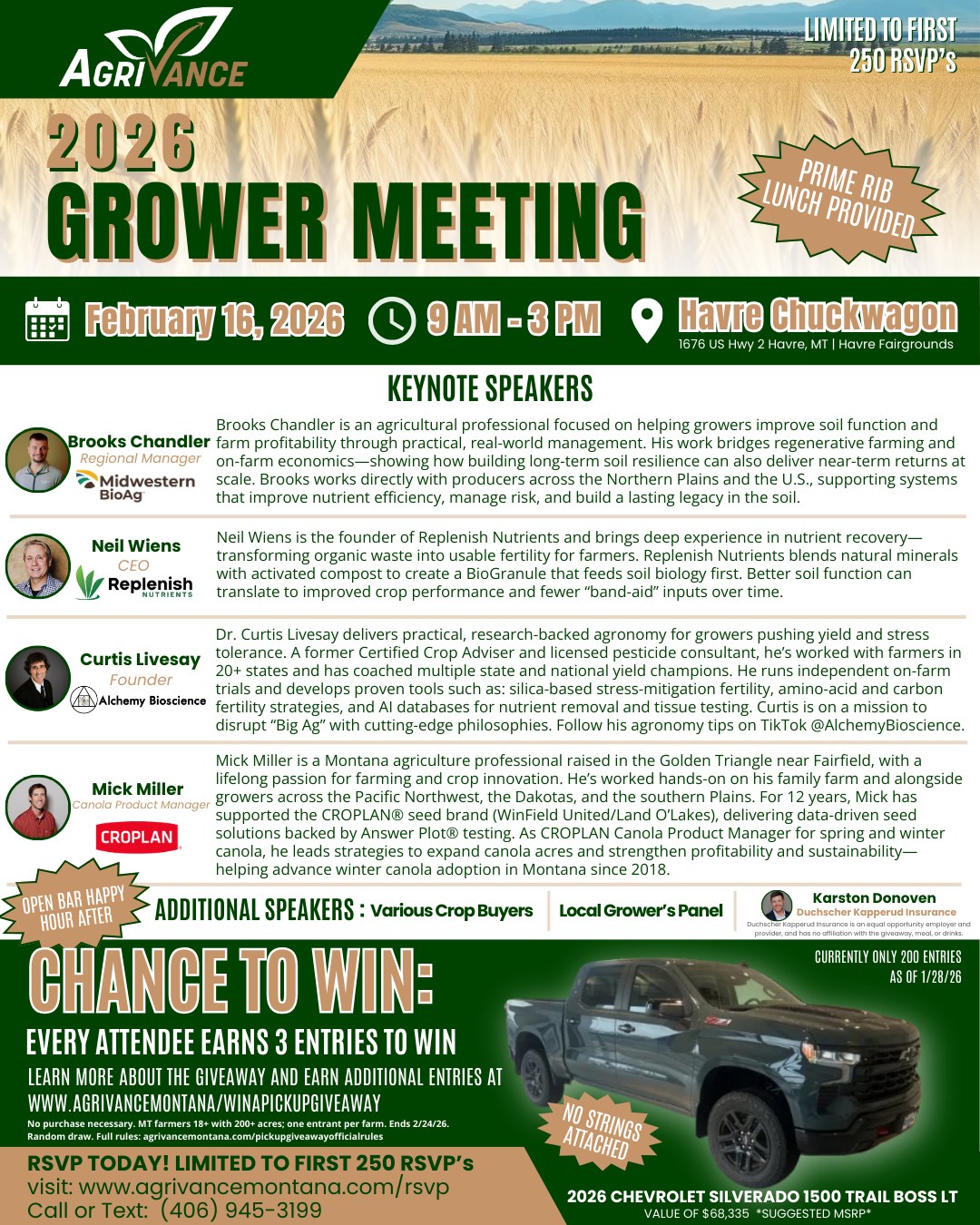 Agrivance Meeting Flyer
