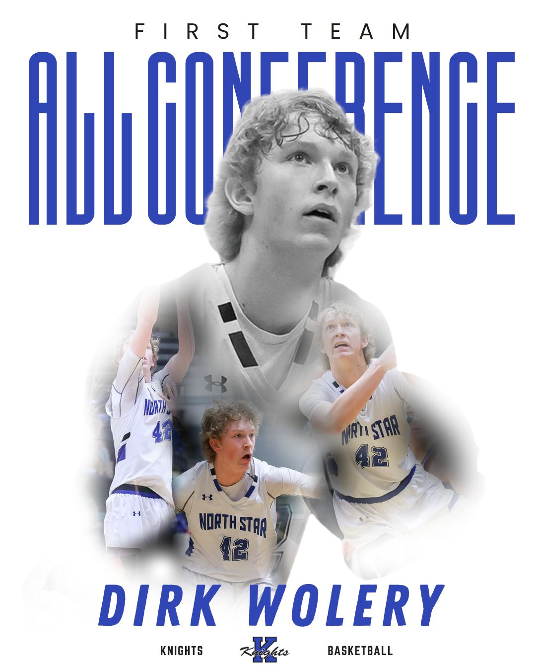 Knights All Conference Award Graphic Design by Elevate Montana Marketing