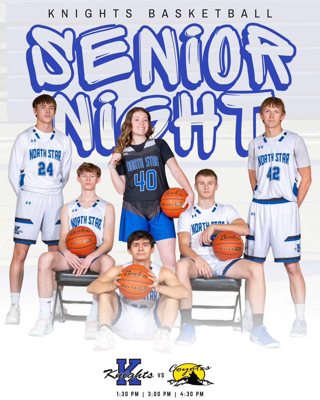 Knights Senior Night Graphic